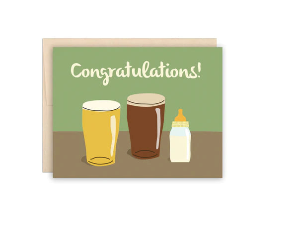 Congratulations Baby Bottle Card by BEAUTIFUL PROJECT