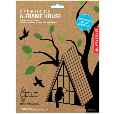 DIY A-Frame Bird House by Kikkerland