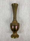 Classic Tall Brass Vintage Vase Traditional Simple Style