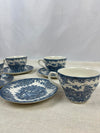 Set of 4 Churchill 'The Brook' Teacups and Saucers