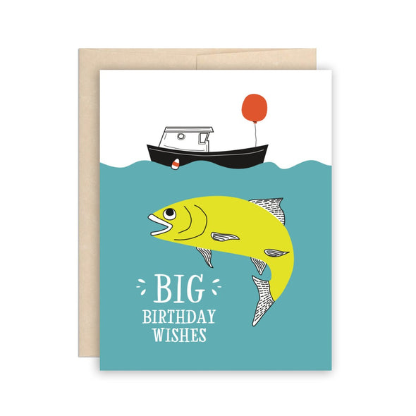 Big Fish Birthday Wishes Card by BEAUTIFUL PROJECT