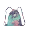 PEC Oval Tie Dye Fleece Cinch Sports BAG with DRAWSTRING Blue or Purple