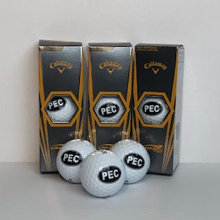 PEC Oval GOLF BALLS Callaway Warbird 21 pack of 3 Golf Balls