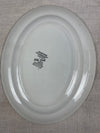Kathie Winkle Ironstone Broadhurst Roulette Pattern Oval Serving Plate Platter