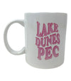 LAKE DUNES PEC Retro 80's Pink or Blue 11 oz Ceramic MUGS