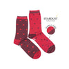 RED LOVE Stardust Sparkly Women's Socks by Friday Sock Co