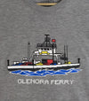 GLENORA FERRY BOAT PEC 8 BIT on Unisex Men's Modern T-shirt