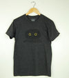 NORTHERN SAW WHET OWL  Men's Unisex Charcoal Heather Grey Modern Crew T-shirt
