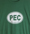 PEC OVAL Men's / Unisex Kelly Green Modern Crew T-Shirt
