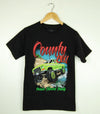 Unisex COUNTY BOY Pick Up Truck Black Crew T-Shirt