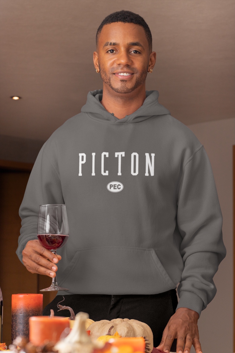 PICTON PEC CHARCOAL Heather Unisex Hoodie Pullover Sweatshirt Sweatshirt