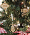 GLOBE PEC Wood Christmas Holiday Ornament Prince Edward County