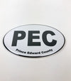 PEC Oval MAGNET Push Back Button Style