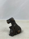 Cast Iron Terrier Dog with Puppy Figurine Sculpture Paper Weight