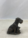 Cast Iron Terrier Dog with Puppy Figurine Sculpture Paper Weight