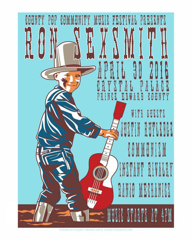 Ron Sexsmith Gig Poster Screen Print Limited Edition