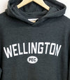 WELLINGTON CHARCOAL HEATHER Unisex Hoodie Pullover Sweatshirt PEC