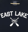 EAST LAKE - Women's Navy Blue Modern Crew T-Shirt