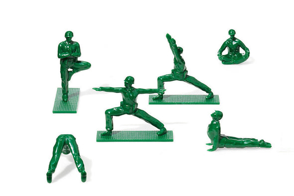 SINGLE Series 1 ORIGINAL Yoga Joes GREEN Army Men Plastic Individual Figurine