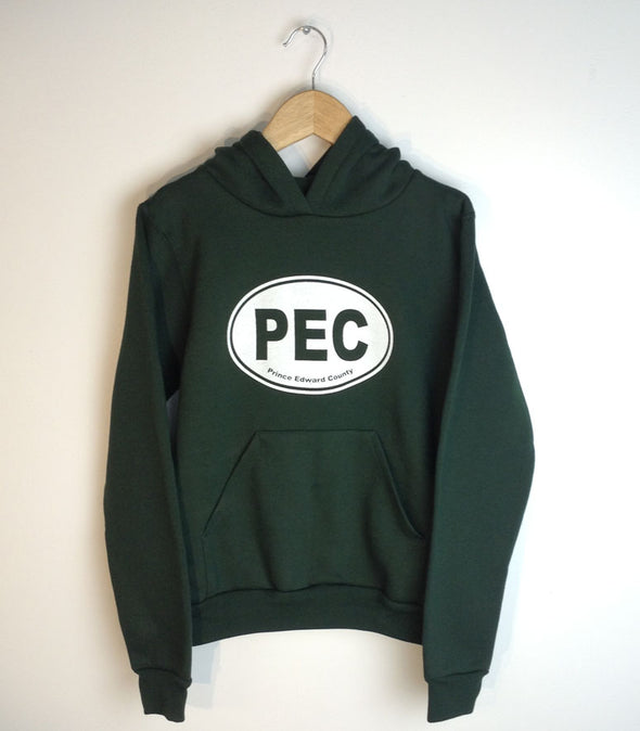 PEC Oval Youth Forest Green Pullover Sweatshirt