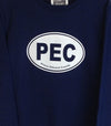 PEC OVAL KIDS & YOUTH Navy Blue CREW Sweatshirt Fleece Sweater